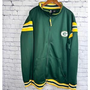 NFL Green Bay Packers Size 2X Tall Sweatshirt Jacket 2XT